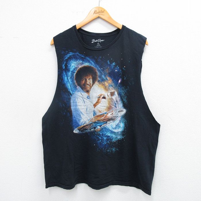 ノースリーブTシャツ ボブロス ネイビー XL | 古着