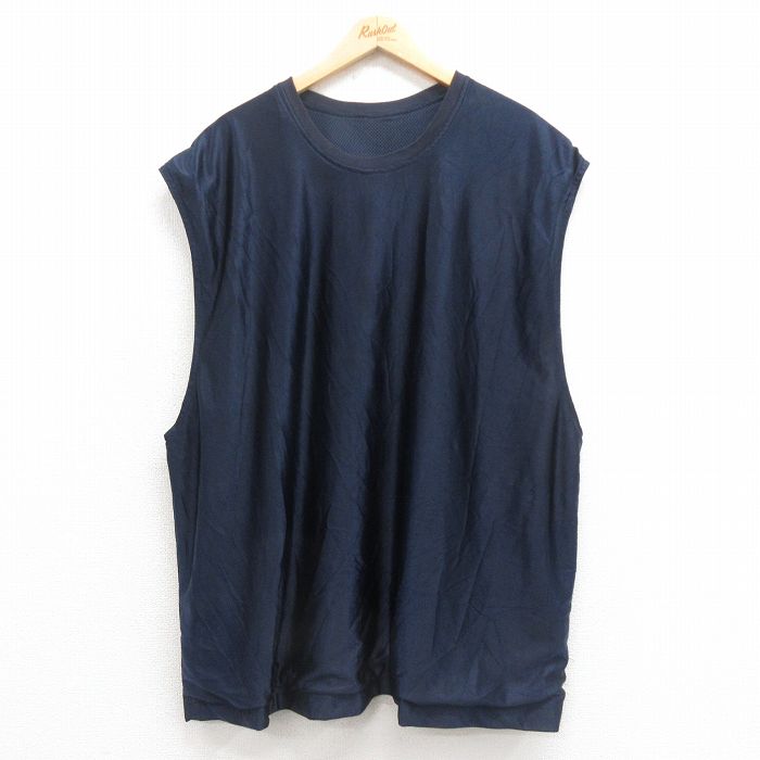 【50%OFF】スターター 00s ノースリーブTシャツ リバーシブル ネイビー XL | 古着