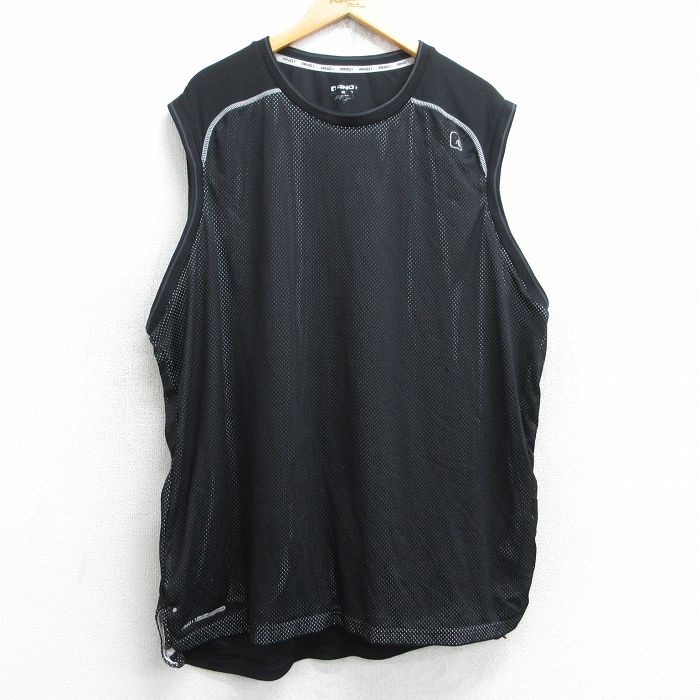 【50%OFF】AND1 ノースリーブTシャツ メッシュ地 ブラック XL | 古着