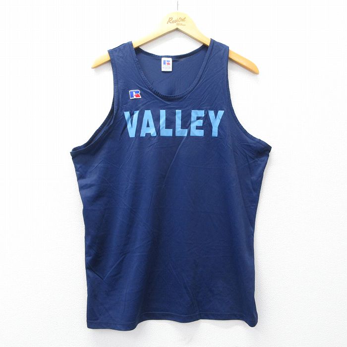 【20％OFF】ラッセル 80s タンクトップ VALLY ネイビー メンズXL相当 | 古着