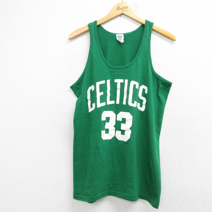 80s タンクトップ NBA ボストンセルティックス グリーン メンズM相当 | 古着