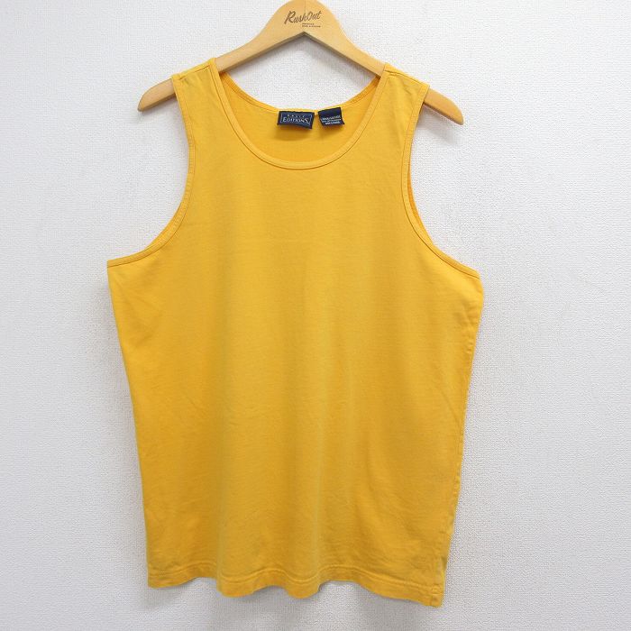 90s タンクトップ イエロー XL | 古着