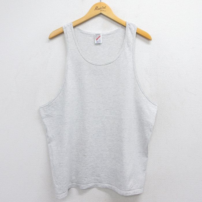 90s タンクトップ 霜降り グレー XL | 古着