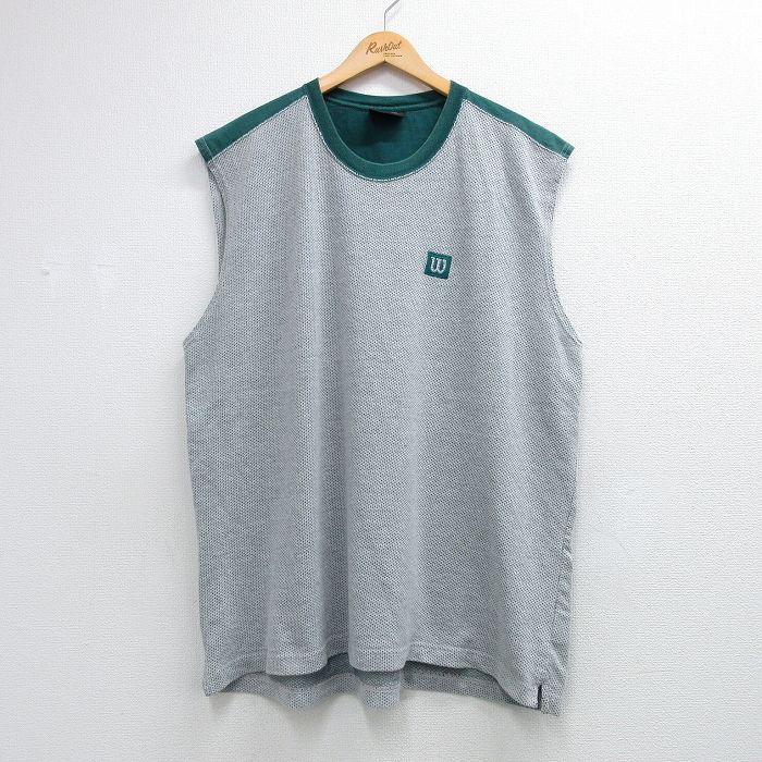 ウィルソン ノースリーブTシャツ グレー XL | 古着