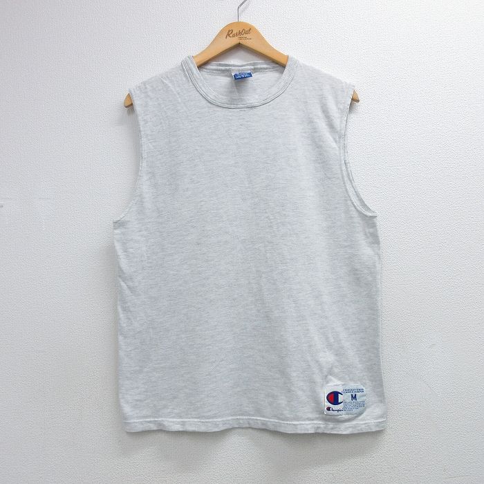 チャンピオン 90s ノースリーブTシャツ グレー M | 古着