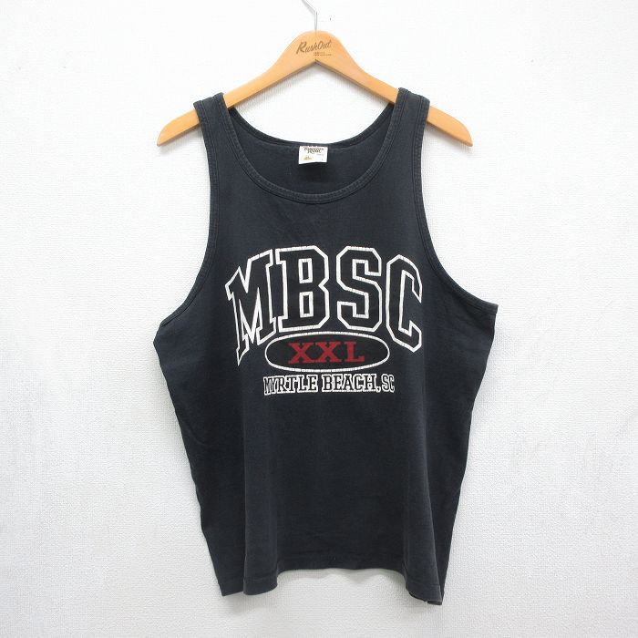 90s タンクトップ MBSC ブラック メンズXL相当 | 古着