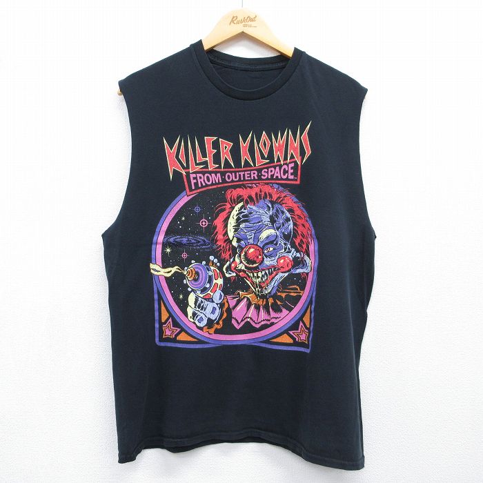 半袖Tシャツ キラークラウン ブラック メンズL相当 | 古着