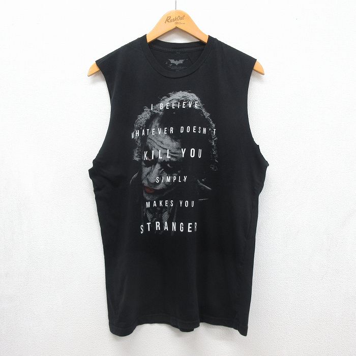 ノースリーブTシャツ ジョーカー ブラック メンズL相当 | 古着