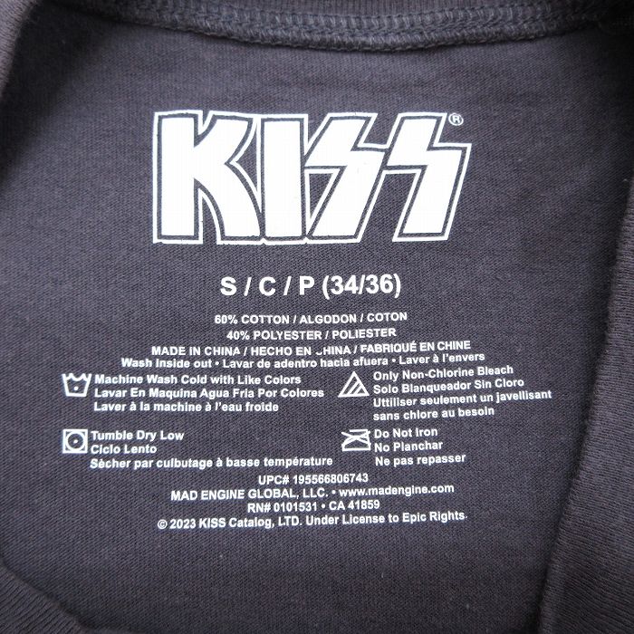 古着通販 L☆古着 ノースリーブ ロック バンド Tシャツ メンズ KISS
