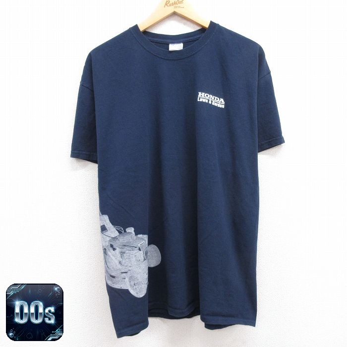 【50%OFF】00s 半袖Tシャツ ホンダ ネイビー XL | 古着