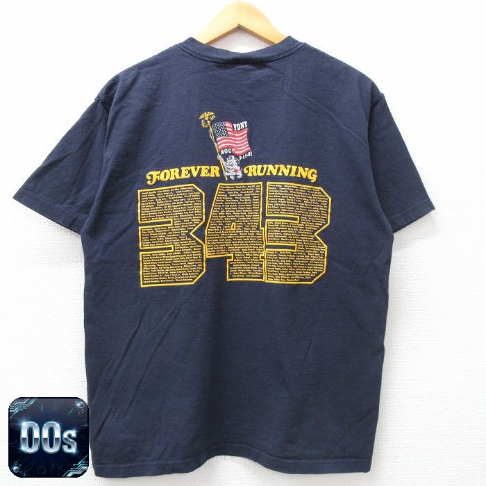 00s 半袖Tシャツ FDNY ネイビー L | 古着