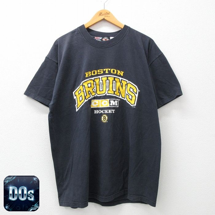 【50%OFF】00s 半袖Tシャツ ボストンブルーインズ ブラック XL | 古着