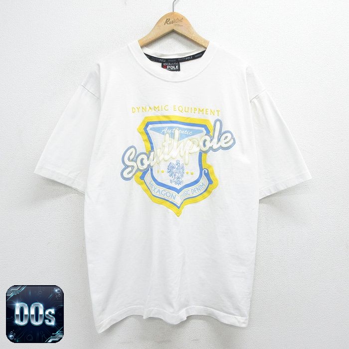 サウスポール 00s 半袖Tシャツ ホワイト XL | 古着