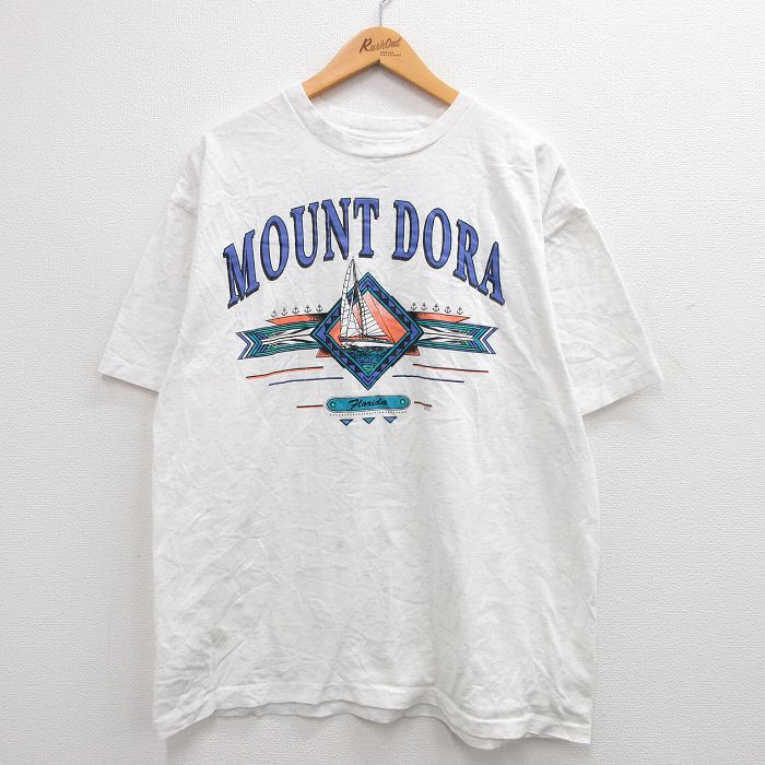 90s 半袖Tシャツ MOUNTDORA ホワイト XL | 古着