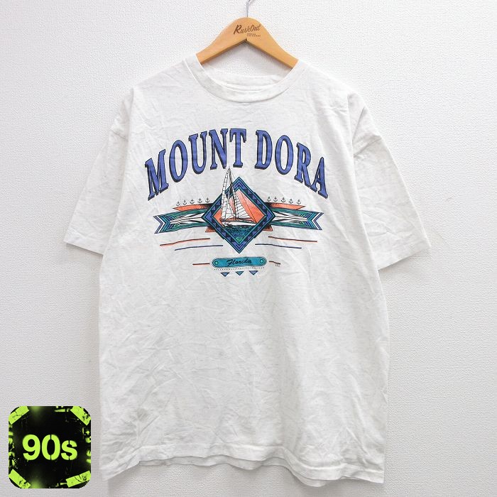 【50%OFF】90s 半袖Tシャツ MOUNTDORA ホワイト XL | 古着