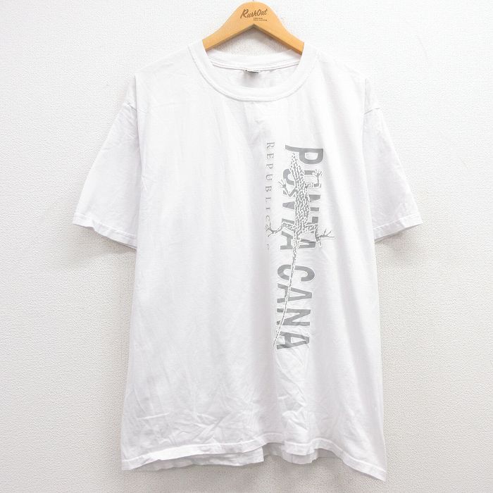 【50%OFF】00s 半袖Tシャツ トカゲ ホワイト XL | 古着