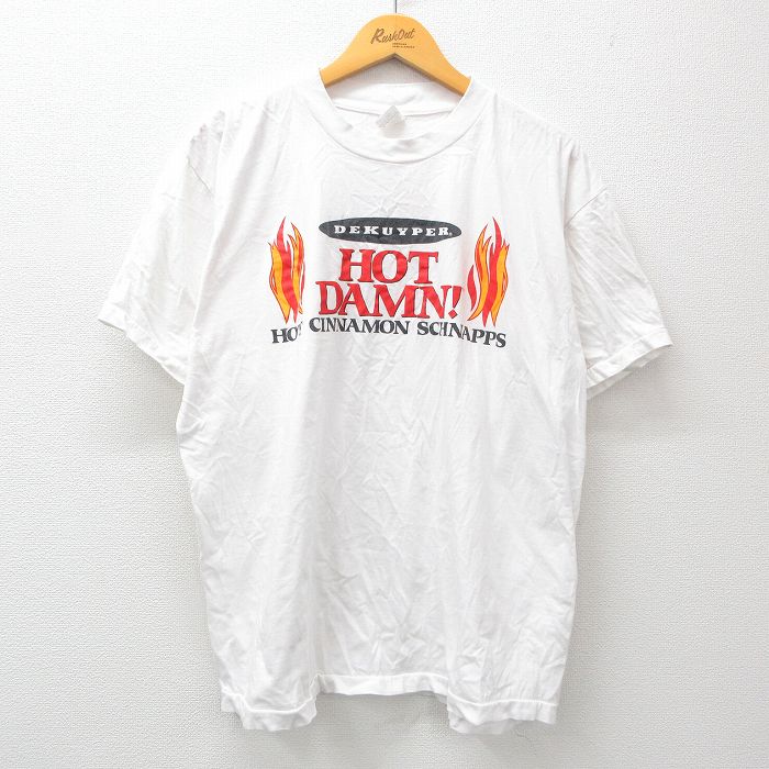 デカイパー 90s 半袖Tシャツ HOT ホワイト XL | 古着