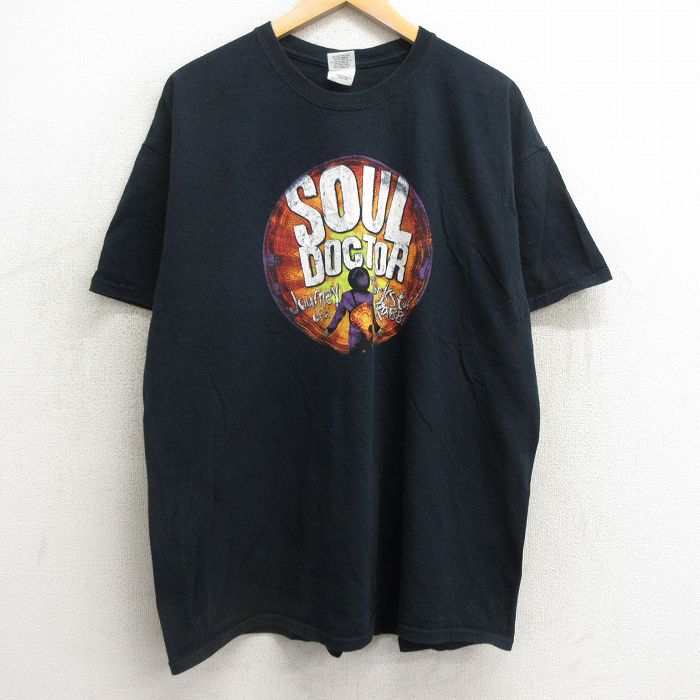 00s 半袖Tシャツ SOUL DOCTOR ブラック XL | 古着