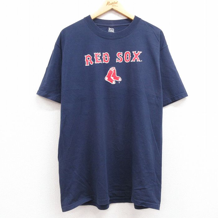 リー 00s 半袖Tシャツ ボストンレッドソックス ネイビー XL | 古着