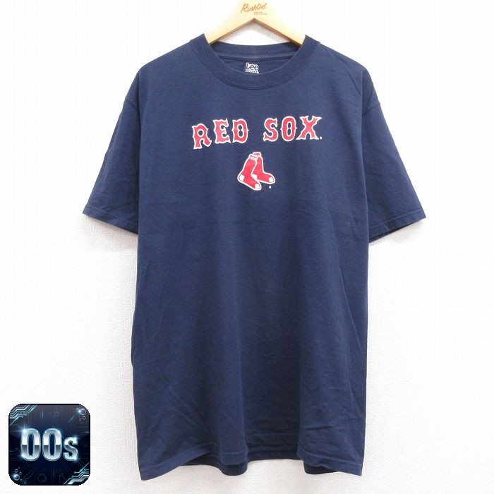【50%OFF】リー 00s 半袖Tシャツ ボストンレッドソックス ネイビー XL | 古着