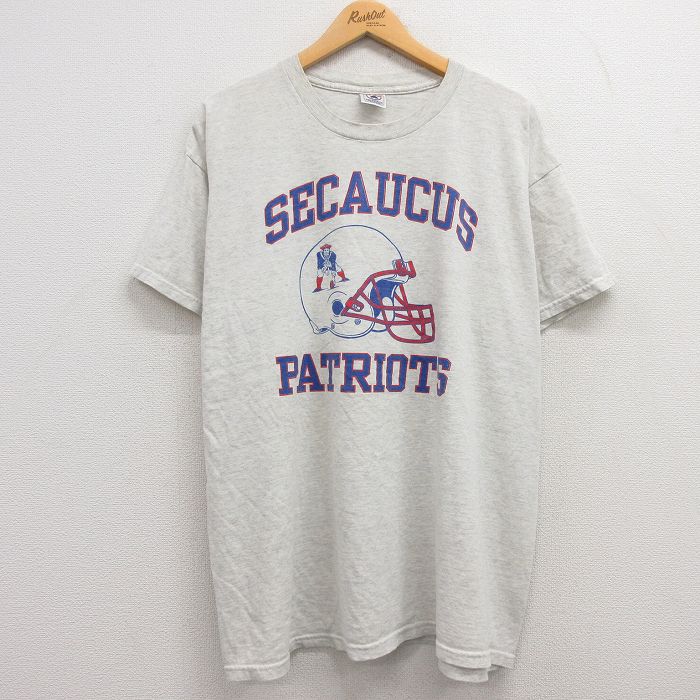 リーボック 00s 半袖Tシャツ シコーカスペイトリオッツ グレー XL | 古着