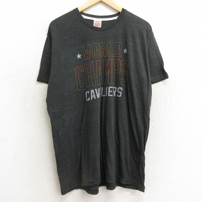 00s 半袖Tシャツ ワールドチャンプスキャバリアーズ ブラック XL | 古着