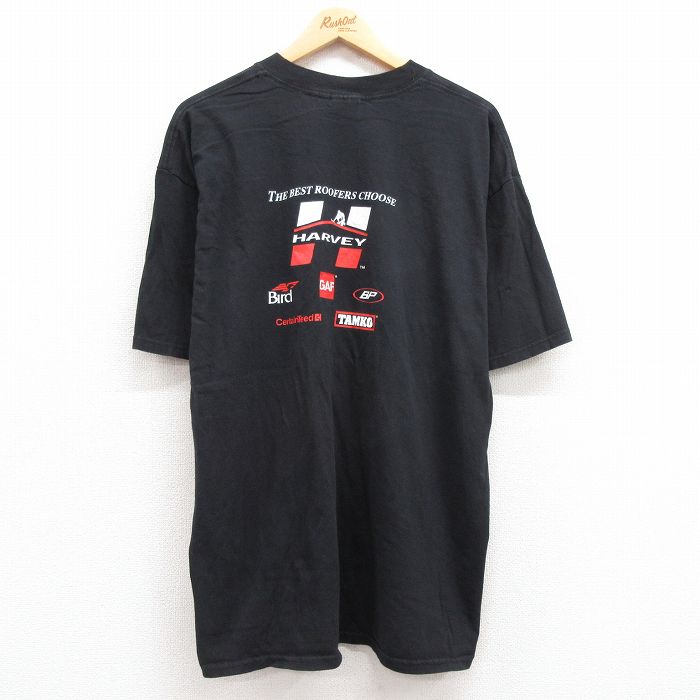 00s 半袖Tシャツ HARVEY ブラック XL | 古着