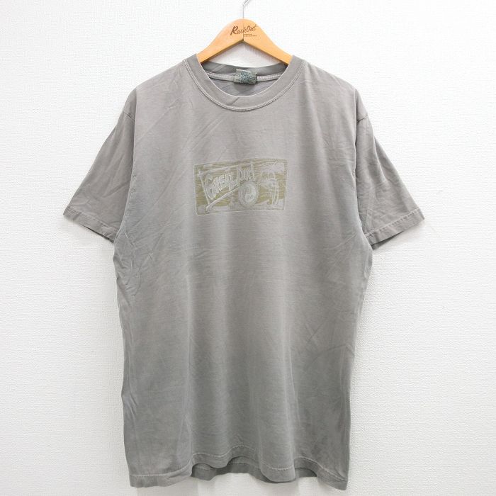 00s 半袖Tシャツ ヤシの木 グレー XL | 古着