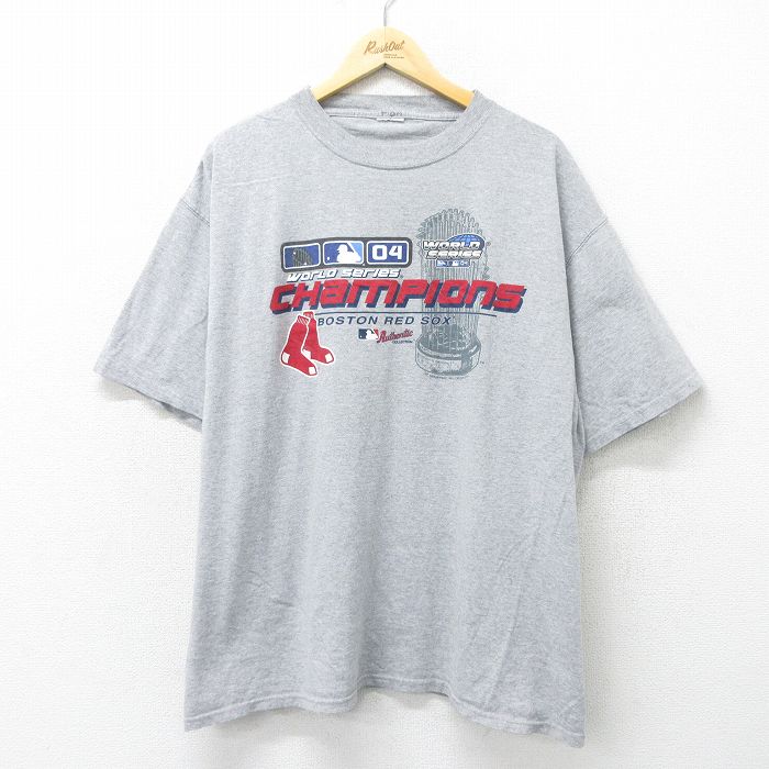 00s 半袖Tシャツ ボストンレッドソックス グレー霜降り XL | 古着