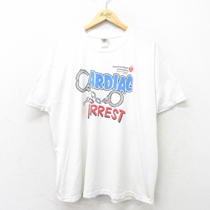 フルーツオブザルーム 00s 半袖Tシャツ 手錠 ホワイト XL | 古着