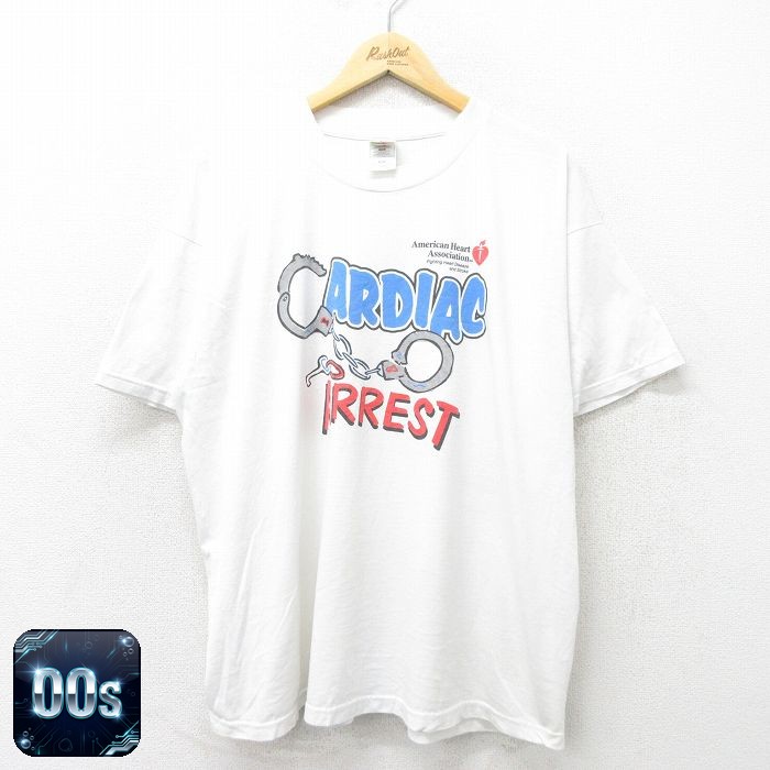フルーツオブザルーム 00s 半袖Tシャツ 手錠 ホワイト XL | 古着