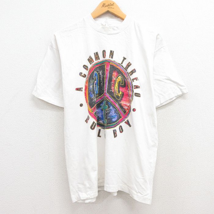 ビューグルボーイ 90s 半袖Tシャツ act ホワイト L | 古着