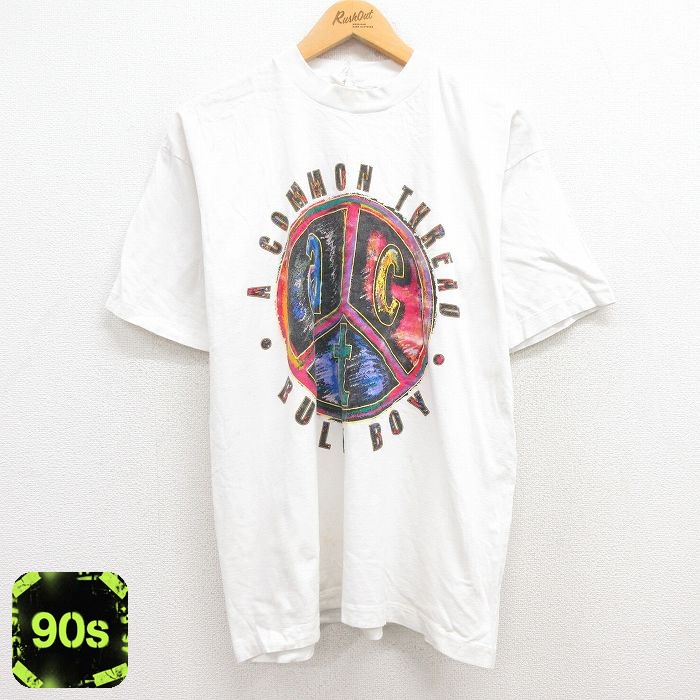 ビューグルボーイ 90s 半袖Tシャツ act ホワイト L | 古着