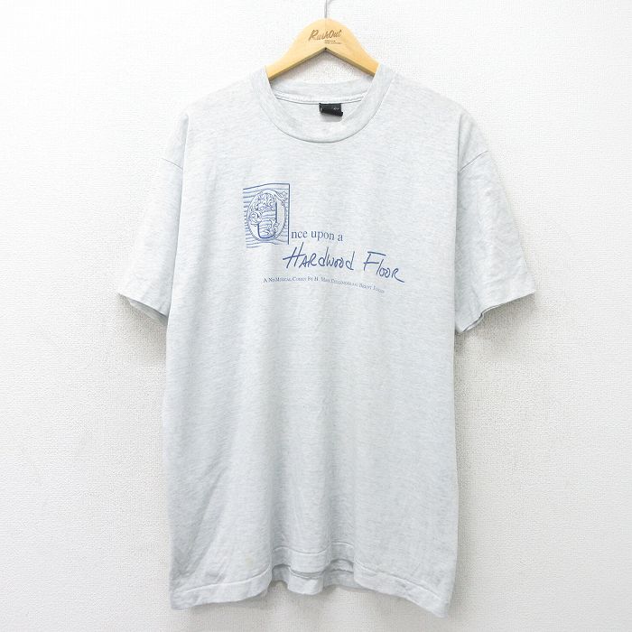 スクリーンスターズ 80s 半袖Tシャツ Hardwood Floor グレー XL | 古着
