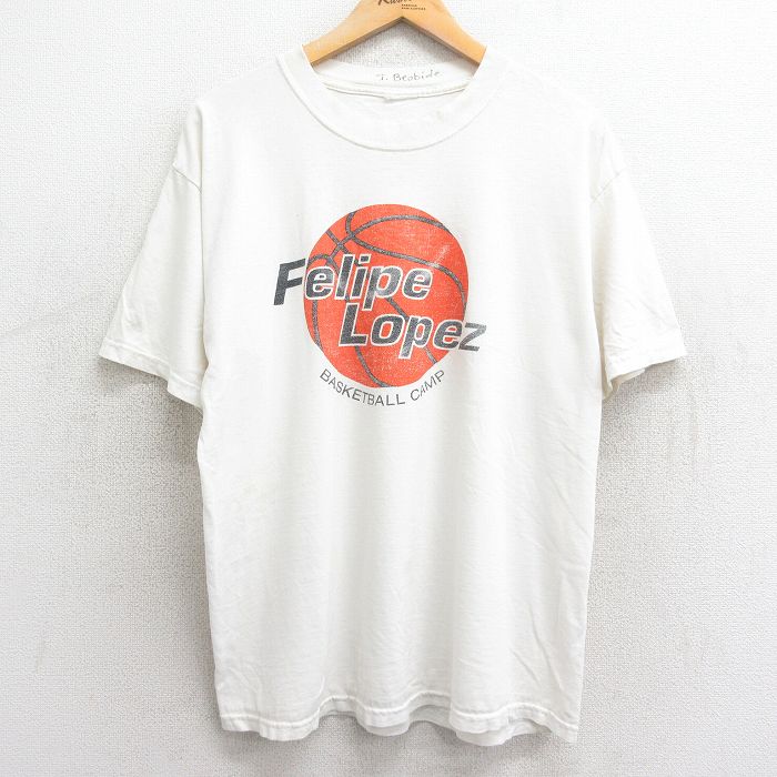 00s 半袖Tシャツ バスケットボール ホワイト XL | 古着
