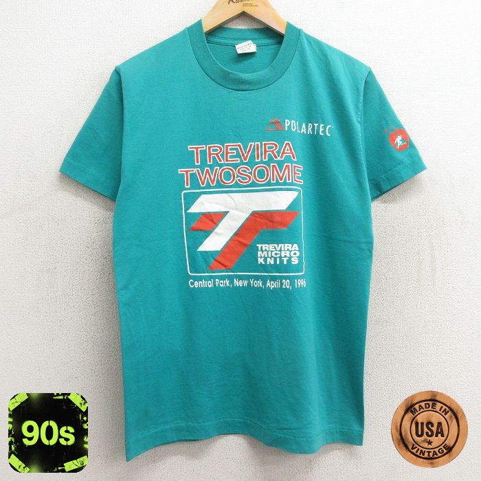 90s 半袖Tシャツ マラソン ライトブルー M | 古着