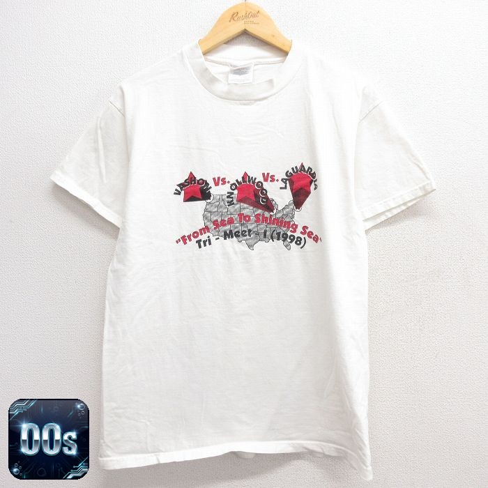 ヘインズ 00s 半袖Tシャツ VASHON KNOLLWOOD ホワイト L | 古着