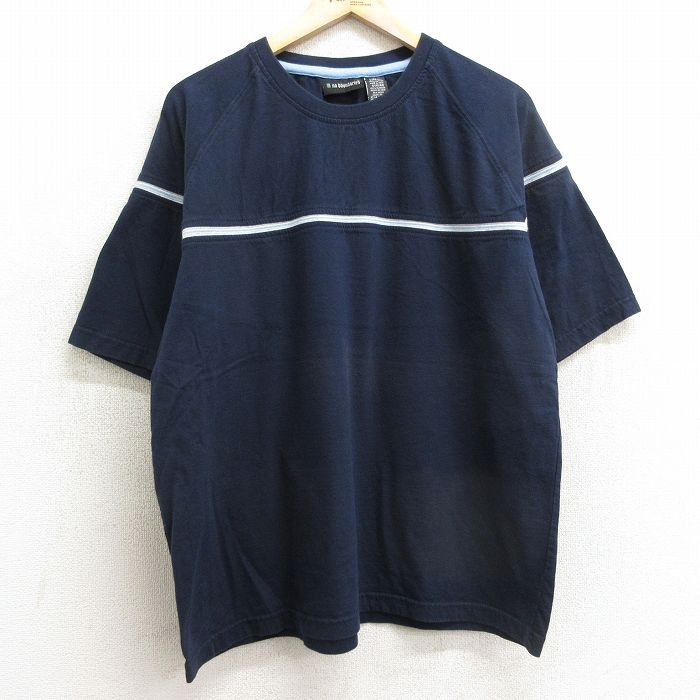 no boundaries 00s 半袖Tシャツ ラグラン ネイビー XL | 古着