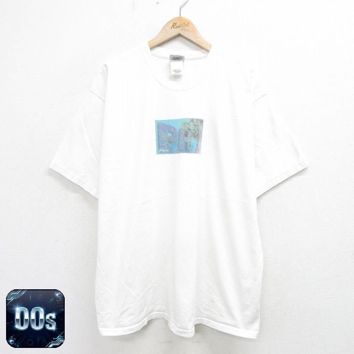 00s 半袖Tシャツ プラネットハリウッド ホワイト XL | 古着