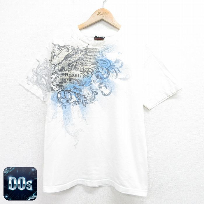 00s 半袖Tシャツ マイアミインク ホワイト L | 古着