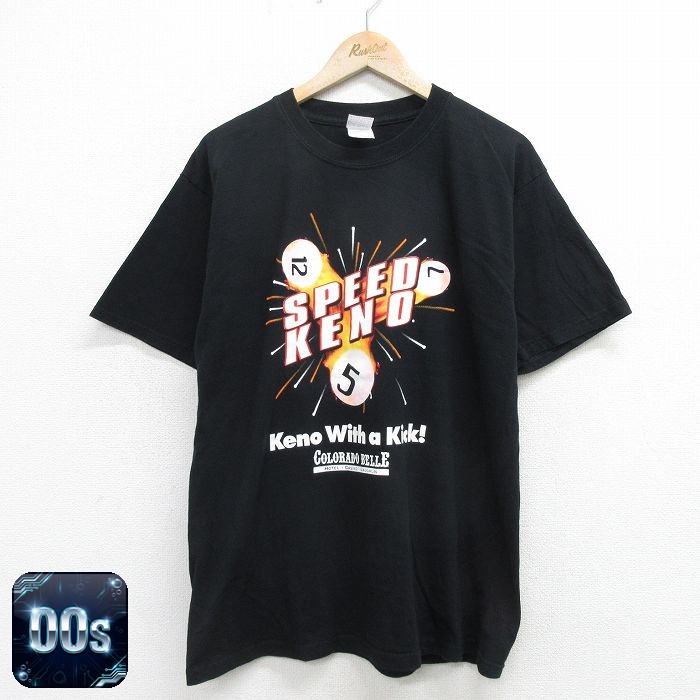 00s 半袖Tシャツ SPEED ブラック L | 古着