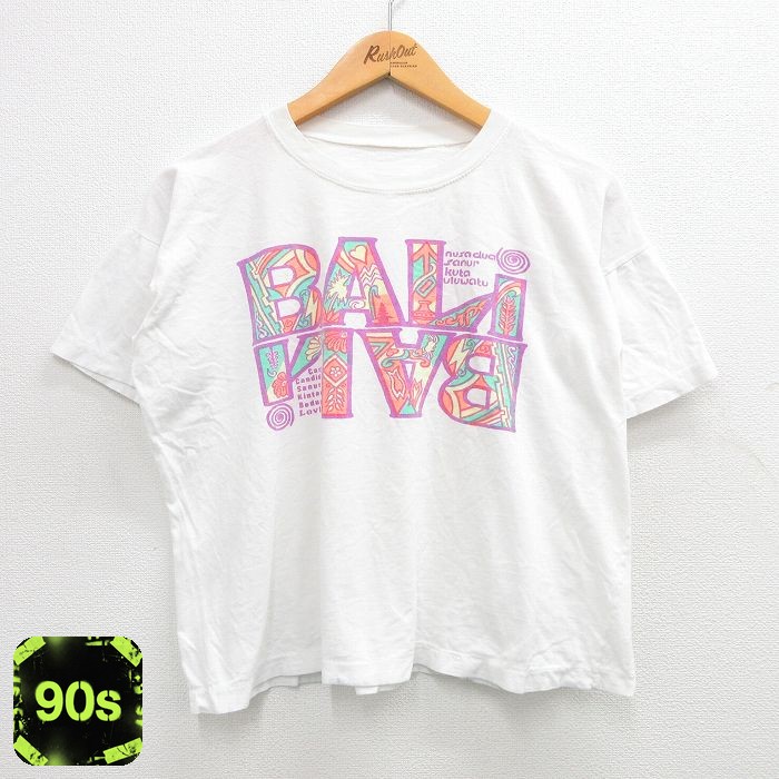 90s 半袖Tシャツ バリ ホワイト XL | 古着