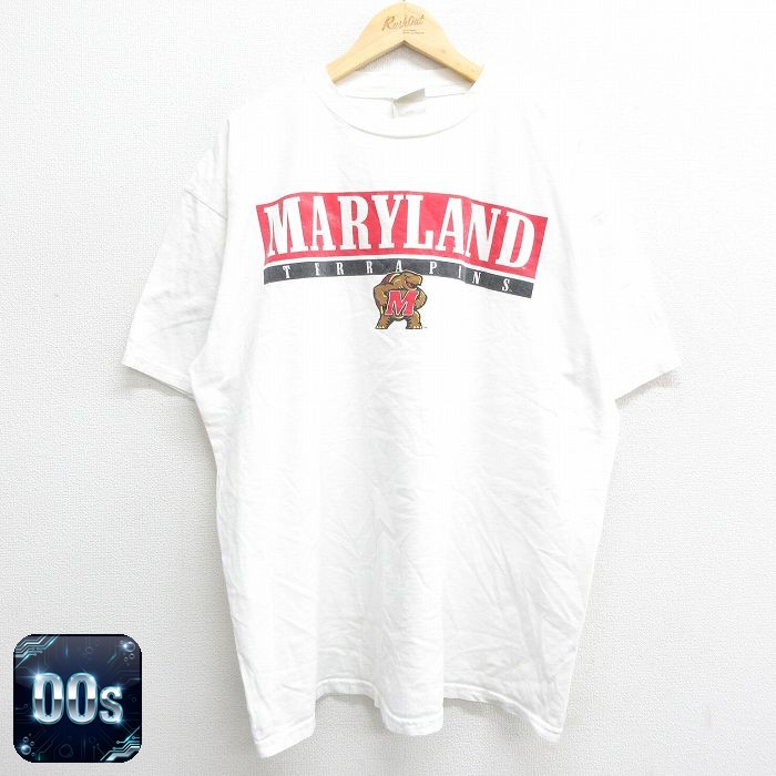 00s 半袖Tシャツ メリーランドテラピンズ ホワイト XL | 古着