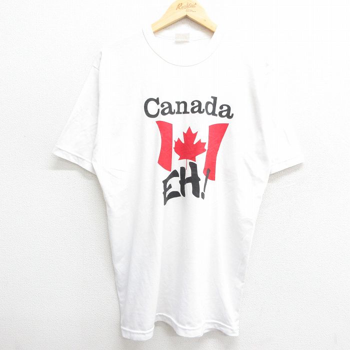 【50%OFF】00s 半袖Tシャツ カナダ ホワイト XL | 古着