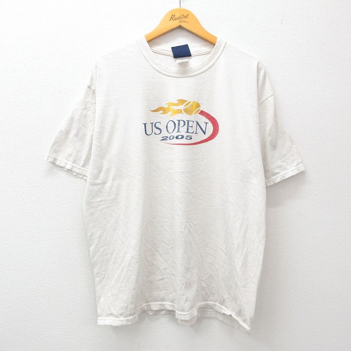 00s 半袖Tシャツ テニス ホワイト XL | 古着