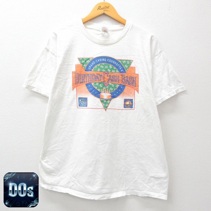 フルーツオブザルーム 00s 半袖Tシャツ カジノ ホワイト XL | 古着