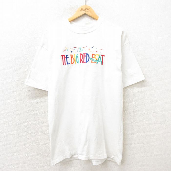 90s 半袖Tシャツ BOAT イカリ刺繍 ホワイト L | 古着