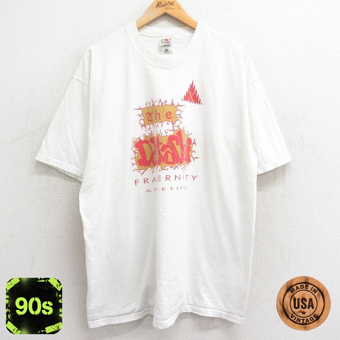 フルーツオブザルーム 90s 半袖Tシャツ Delta chi ホワイト XL | 古着