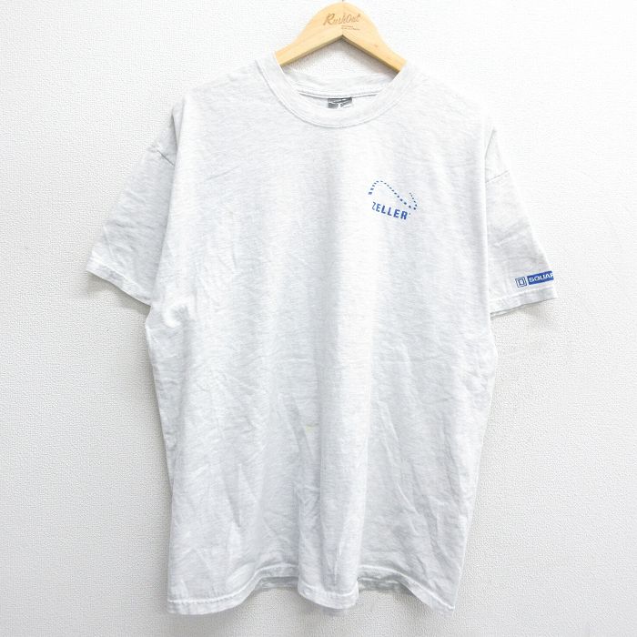 ヘインズ 00s 半袖Tシャツ ZELLER グレー XL | 古着