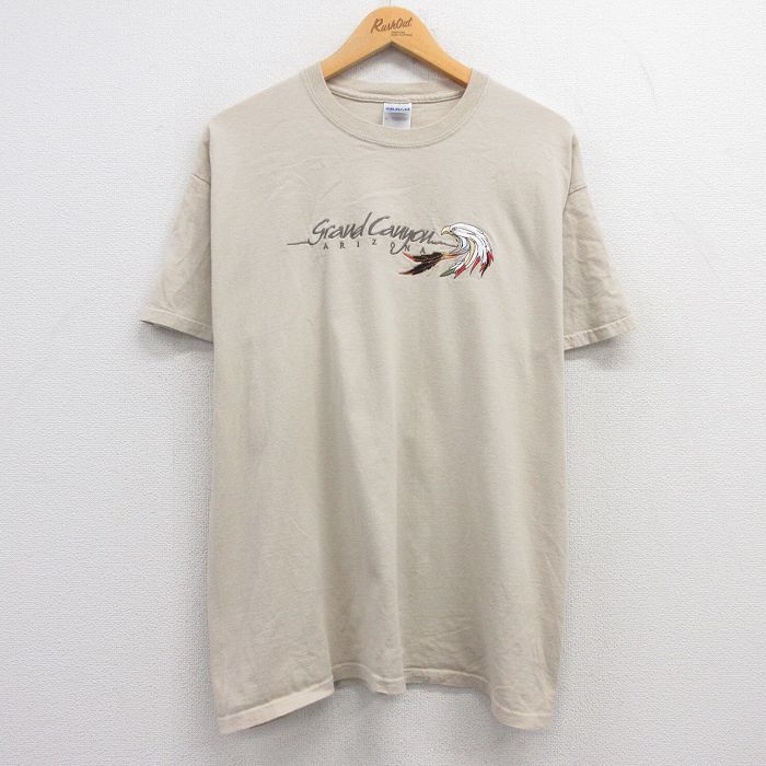 00s 半袖Tシャツ グランドキャニオン ベージュ XL | 古着